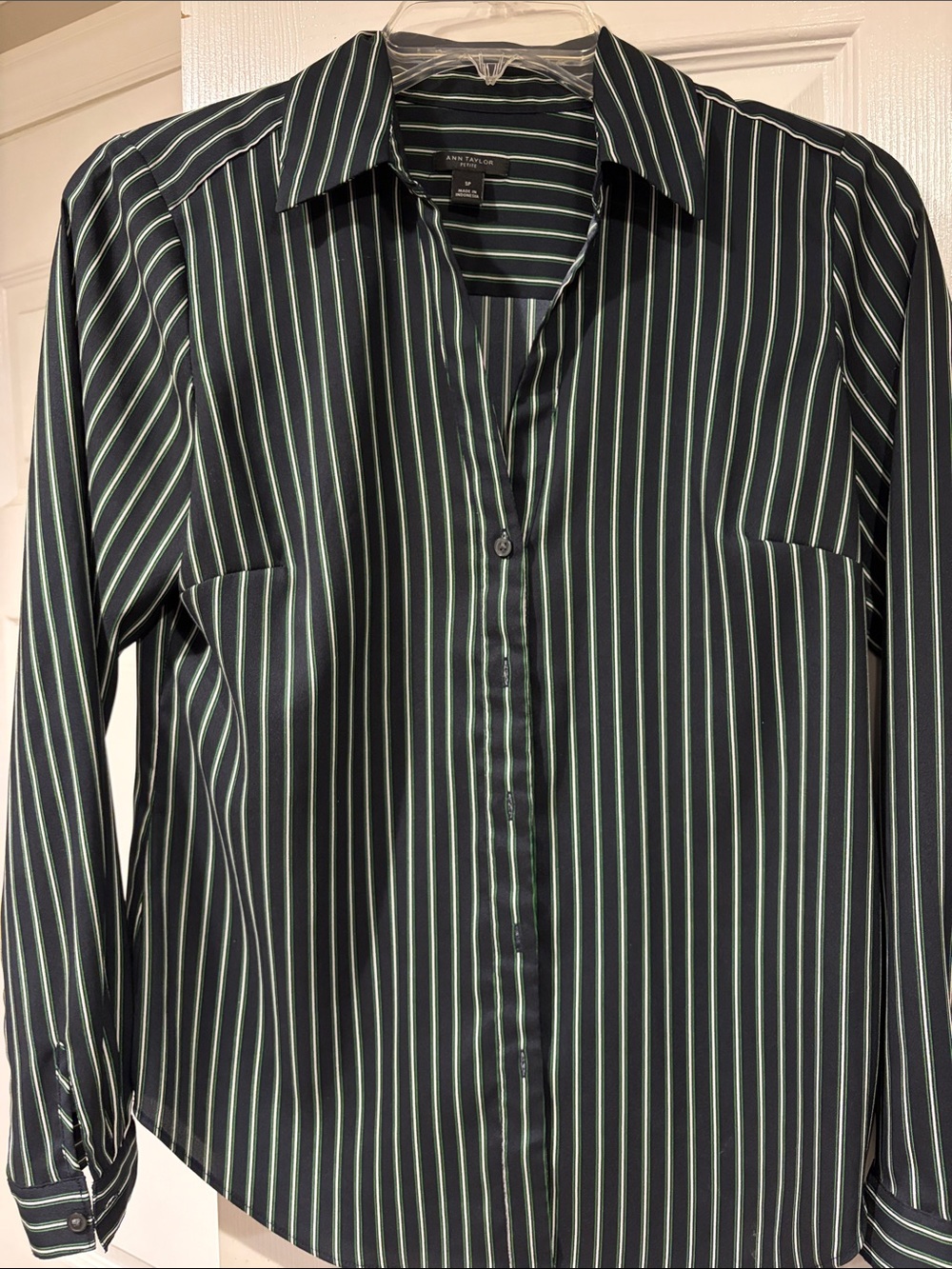 Ann Taylor Dark Navy Blouse